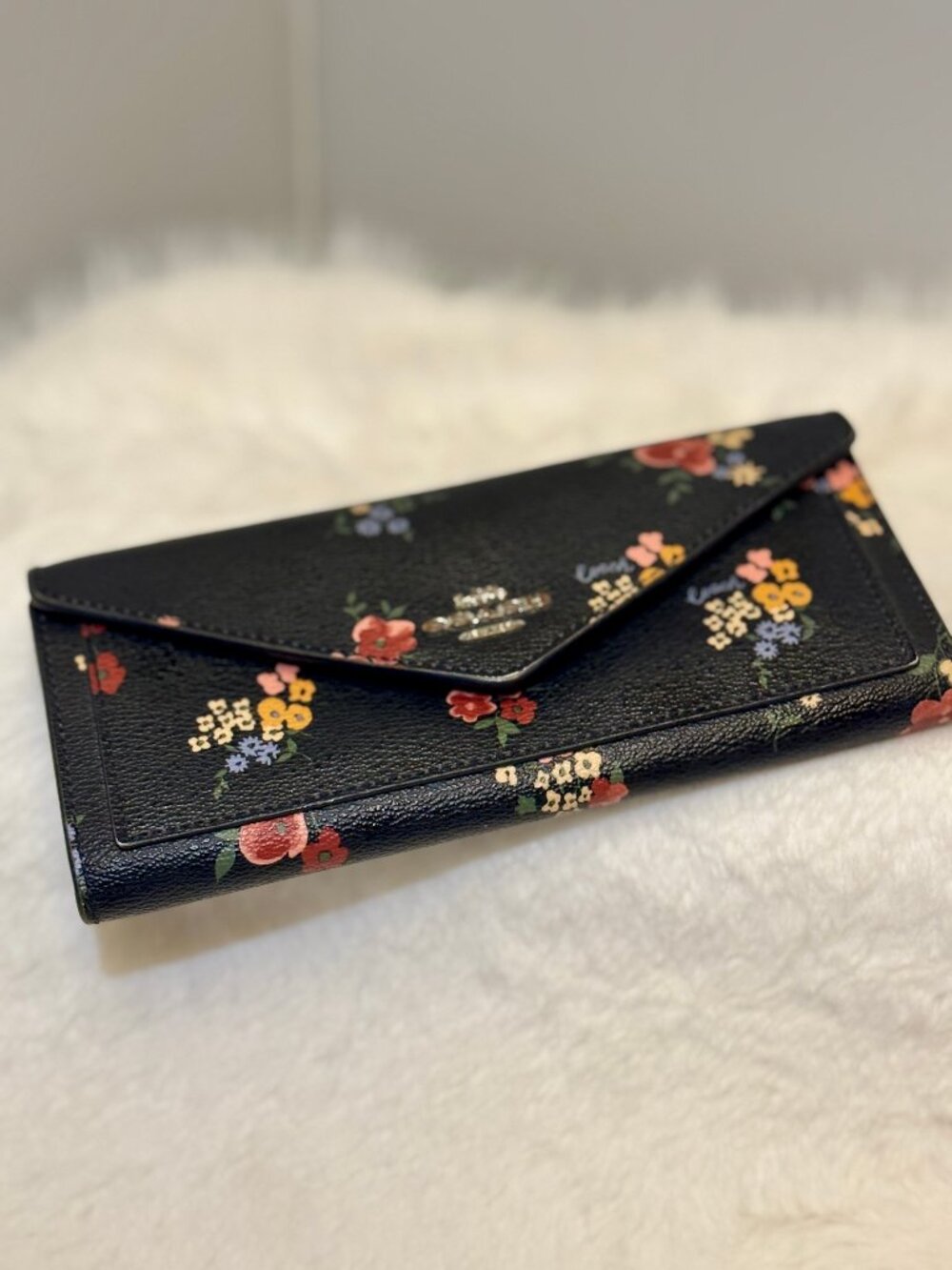 Coach Wildflower Print Wallet